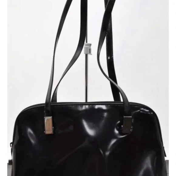 Gucci Shine Enamel Shoulder Tote Bag